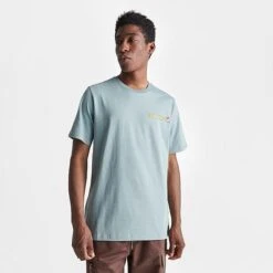 Men's Converse Fruit Band Graphic T-Shirt Tidepool Grey - 10024748 052 -Nike Sportwear Sales 10024748 052 M3