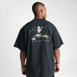 Men's Converse Get There Together Graphic T-Shirt Black - 10025440 001 -Nike Sportwear Sales 10025440 001 M4
