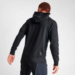 Men's On Running Core Tech Pullover Hoodie Black - 11900675 002 -Nike Sportwear Sales 11900675 002 M4