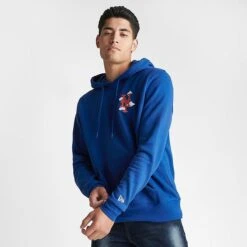 Men's New Era New York Mets MLB Clouds Hoodie Blue - 13090799 400 -Nike Sportwear Sales 13090799 400 M3
