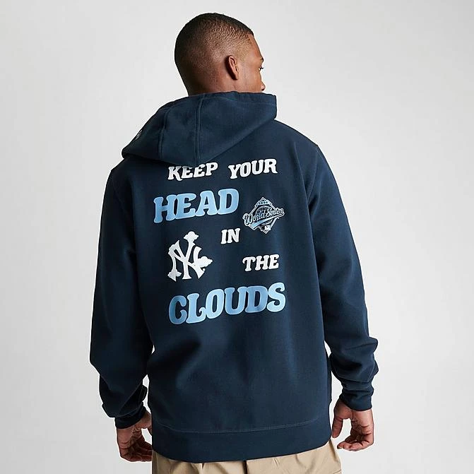 Men's New Era New York Yankees MLB Clouds Hoodie Navy - 13090825 410 3 Men's New Era New York Yankees MLB Clouds Hoodie Navy - 13090825 410