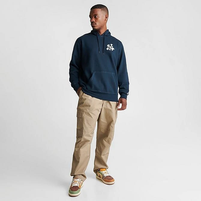 Men's New Era New York Yankees MLB Clouds Hoodie Navy - 13090825 410 4 Men's New Era New York Yankees MLB Clouds Hoodie Navy - 13090825 410 - Image 2