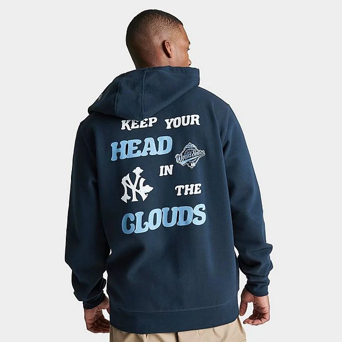 Men's New Era New York Yankees MLB Clouds Hoodie Navy - 13090825 410 6 Men's New Era New York Yankees MLB Clouds Hoodie Navy - 13090825 410 - Image 4