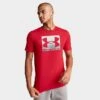 Men's Under Armour Sportstyle Boxed T-Shirt Red/Steel - 1329581 600 -Nike Sportwear Sales 1329581 600 M1