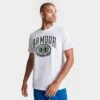 Men's Under Armour Collegiate Crest Graphic T-Shirt White/Black - 1379537 100