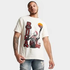 Dennis Rodman Grunge Rebound Graphic T-Shirt Cream - 22596100 100