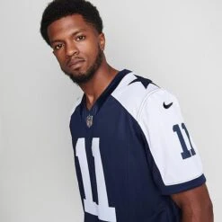 Men's Nike Dallas Cowboys NFL Micah Parsons Alternate Limited Jersey Navy/White - 31NM LY0 -Nike Sportwear Sales 31NM LY0 M5