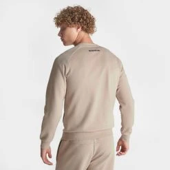 Men's Emporio Armani EA7 Ventus Crewneck Sweatshirt Oxford Tan - 3RPM41 264 -Nike Sportwear Sales 3RPM41 264 M4