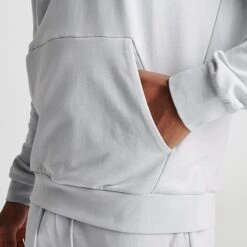 Men's Emporio Armani EA7 Train Visibility Pullover Hoodie Oyster - 3RPM62 054 -Nike Sportwear Sales 3RPM62 054 M6