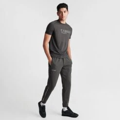 Men's Emporio Armani EA7 Ventus Jogger Pants Raven - 3RPP71 001 -Nike Sportwear Sales 3RPP71 001 M2