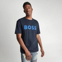 Men's Hugo Boss Logo Print T-Shirt Dark Blue - 50483774 402 9 Men's Hugo Boss Logo Print T-Shirt Dark Blue - 50483774 402 -Nike Sportwear Sales 50483774 402 M3