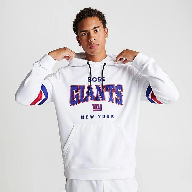 Men's Hugo Boss X NFL New York Giants Pullover Hoodie Natural - 50497505 102 5 Men's Hugo Boss X NFL New York Giants Pullover Hoodie Natural - 50497505 102 - Image 3