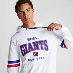 Men's Hugo Boss X NFL New York Giants Pullover Hoodie Natural - 50497505 102 12 Men's Hugo Boss X NFL New York Giants Pullover Hoodie Natural - 50497505 102 -Nike Sportwear Sales 50497505 102 M5