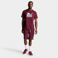 Men's Puma X TMC Everyday Hussle Graphic T-Shirt Burgundy - 53368605 200 -Nike Sportwear Sales 53368605 200 M2