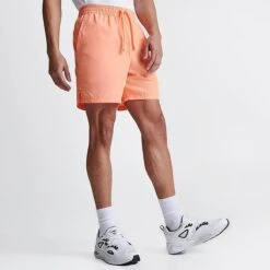 Men's Puma Classic 6-Inch Shorts Orange Peach - 53806847 800 -Nike Sportwear Sales 53806847 800 M3