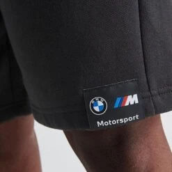 Men's Puma BMW M Motorsport Graphic Jersey Shorts Puma Black - 53813801 001 -Nike Sportwear Sales 53813801 001 M6