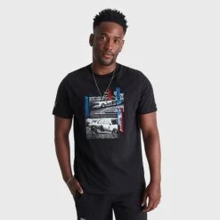 Men's Puma BMW M Motorsport Car Graphic T-Shirt Black - 53814001 001