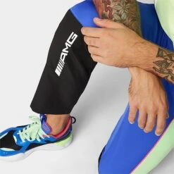 Men's Puma Mercedes-AMG Petronas Motorsport Woven Pants Royal Sapphire - 53845510 400 -Nike Sportwear Sales 53845510 400 M5