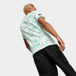 Men's Puma Mercedes AMG Petronas F1 Allover Print Graphic T-Shirt Puma White - 53848003 100 9 Men's Puma Mercedes AMG Petronas F1 Allover Print Graphic T-Shirt Puma White - 53848003 100 -Nike Sportwear Sales 53848003 100 M3