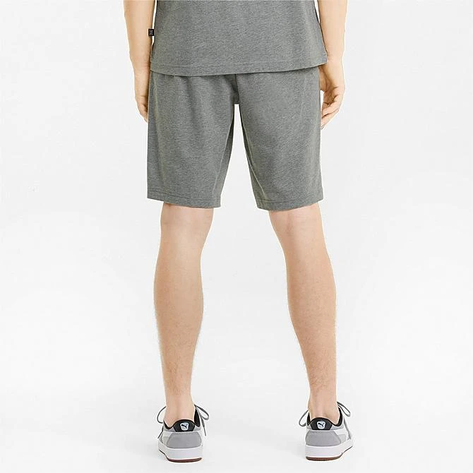 Men's Puma Essentials Jersey Shorts Medium Gray Heather - 58670603 060 5 Men's Puma Essentials Jersey Shorts Medium Gray Heather - 58670603 060 - Image 3