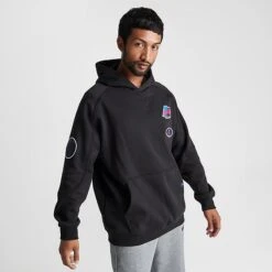 Men's Puma BMW M Motorsport Statement Patchwork Logo Graphic Hoodie Black - 621073 001 -Nike Sportwear Sales 621073 001 M3