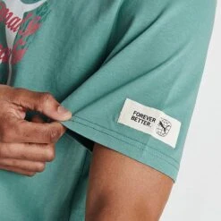 Men's Puma Sportswear International Logo Graphic T-Shirt Adriatic - 62128184 060 -Nike Sportwear Sales 62128184 060 M6