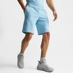 Men's Puma Sportswear Outline Logo Lifestyle Shorts Light Blue - 62301834 400 -Nike Sportwear Sales 62301834 400 M3