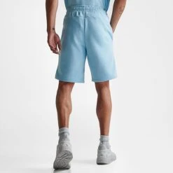 Men's Puma Sportswear Outline Logo Lifestyle Shorts Light Blue - 62301834 400 -Nike Sportwear Sales 62301834 400 M4