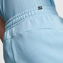 Men's Puma Sportswear Outline Logo Lifestyle Shorts Light Blue - 62301834 400 -Nike Sportwear Sales 62301834 400 M6