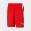Men's Puma TeamLIGA Soccer Shorts Puma Red/Puma White - 70492401 600 -Nike Sportwear Sales 70492401 600 M1