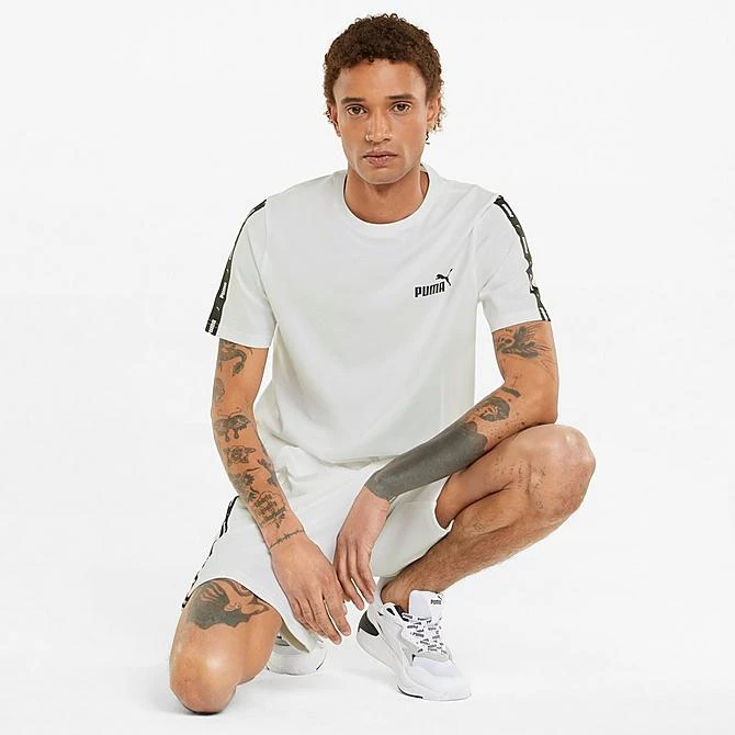 Men's Puma Essentials Tape Short-Sleeve T-Shirt Puma White - 84738202 100 4 Men's Puma Essentials Tape Short-Sleeve T-Shirt Puma White - 84738202 100 - Image 2
