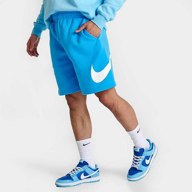 Men's Nike Sportswear Club Graphic Shorts Baltic Blue/White/White - BV2721 416 3 Men's Nike Sportswear Club Graphic Shorts Baltic Blue/White/White - BV2721 416