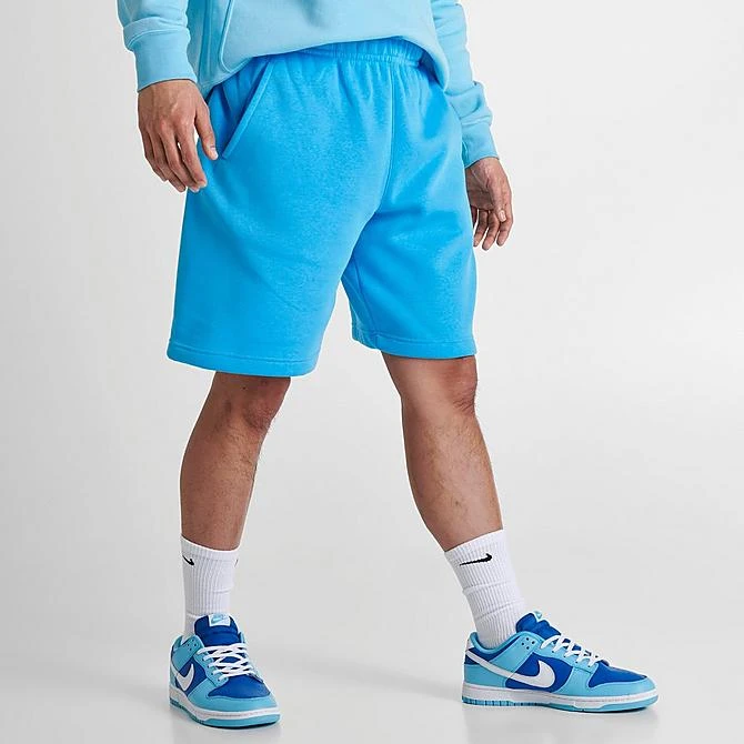 Men's Nike Sportswear Club Graphic Shorts Baltic Blue/White/White - BV2721 416 5 Men's Nike Sportswear Club Graphic Shorts Baltic Blue/White/White - BV2721 416 - Image 3