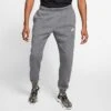 Men's Nike Sportswear Club Jersey Jogger Pants Charcoal Heather/Anthracite/White - BV2737 071