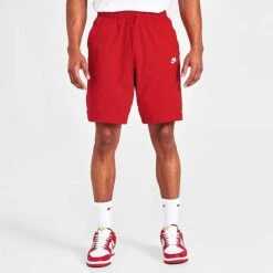 Men's Nike Sportswear Club Fleece Shorts Red - BV2772Â 658