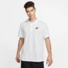 Men's Nike Sportswear Logo Polo White/Black - CJ4456 100