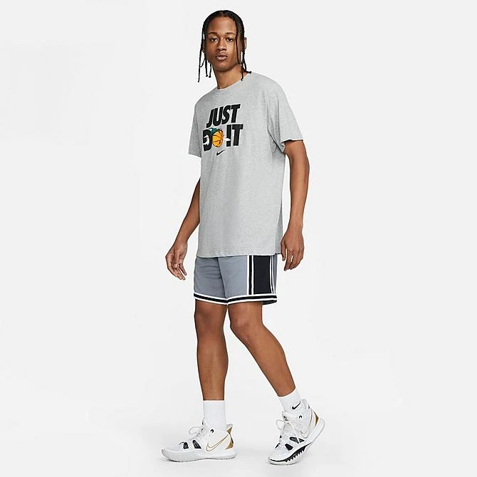 Men's Nike Dri-FIT DNA+ Basketball Shorts Cool Grey/Black/White - CV1897 065 5 Men's Nike Dri-FIT DNA+ Basketball Shorts Cool Grey/Black/White - CV1897 065 - Image 3
