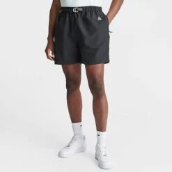 Men's Nike ACG Trail Shorts Black/Dark Smoke Grey/Summit White - CZ6704 014