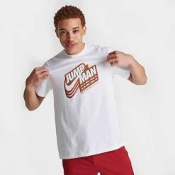 Nike Men's Jordan Jumpman World Champs Graphic T-Shirt White/Metallic Gold - DC9773 100 -Nike Sportwear Sales DC9773 100 M3