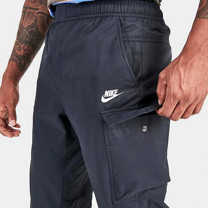 Men's Nike Sportswear Tech Essentials Unlined Cargo Commuter Pants Black/White - DD5207 010 7 Men's Nike Sportswear Tech Essentials Unlined Cargo Commuter Pants Black/White - DD5207 010 - Image 5