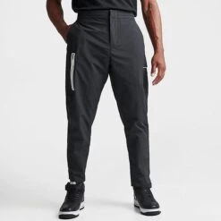 Men's Nike Sportswear Style Essentials Utility Pants Black/Sail/Ice Silver/Black - DM6681 010