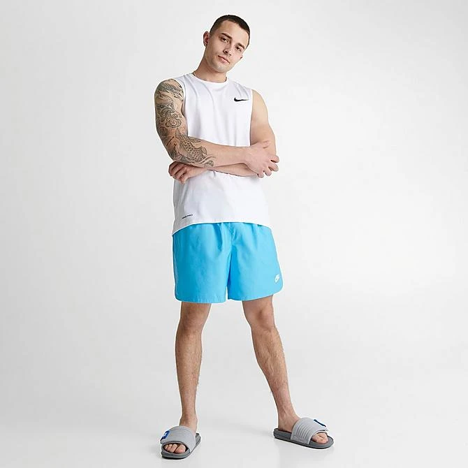 Men's Nike Sportswear Sport Essentials Lined Flow Shorts Baltic Blue/White - DM6829 416 4 Men's Nike Sportswear Sport Essentials Lined Flow Shorts Baltic Blue/White - DM6829 416 - Image 2