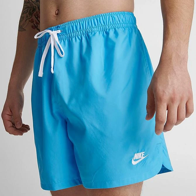 Men's Nike Sportswear Sport Essentials Lined Flow Shorts Baltic Blue/White - DM6829 416 7 Men's Nike Sportswear Sport Essentials Lined Flow Shorts Baltic Blue/White - DM6829 416 - Image 5