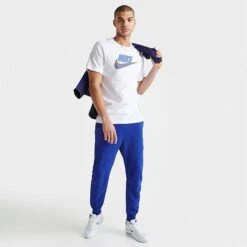 Men's Nike Sportswear Futura T-Shirt White/Black - DN5232 100 -Nike Sportwear Sales DN5232 100 M2