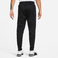 Men's Nike Therma-FIT Tapered Fitness Sweatpants Black/Black/White - DQ5405 010 -Nike Sportwear Sales DQ5405 010 M3