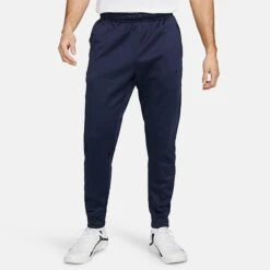 Men's Nike Therma-FIT Tapered Fitness Sweatpants Obsidian/Black - DQ5405 451