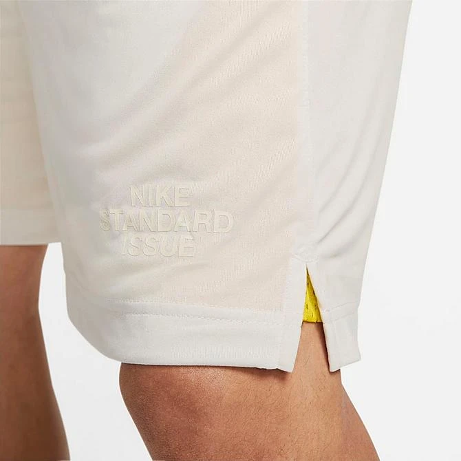 Men's Nike Dri-FIT Standard Issue Reversible 6" Mesh Basketball Shorts Speed Yellow/Phantom/Pale Ivory - DQ5707 735 8 Men's Nike Dri-FIT Standard Issue Reversible 6" Mesh Basketball Shorts Speed Yellow/Phantom/Pale Ivory - DQ5707 735 - Image 6