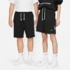 Men's Nike Dri-FIT Standard Issue French Terry Shorts Black/Pale Ivory - DQ5712 010 -Nike Sportwear Sales DQ5712 010 M1