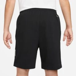 Men's Nike Dri-FIT Standard Issue French Terry Shorts Black/Pale Ivory - DQ5712 010 -Nike Sportwear Sales DQ5712 010 M4