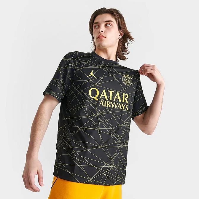 Men's Nike Dri-FIT Paris Saint-Germain 2023-24 Stadium Fourth Soccer Jersey Black/Tour Yellow/Tour Yellow - DR3969 011 3 Men's Nike Dri-FIT Paris Saint-Germain 2023-24 Stadium Fourth Soccer Jersey Black/Tour Yellow/Tour Yellow - DR3969 011